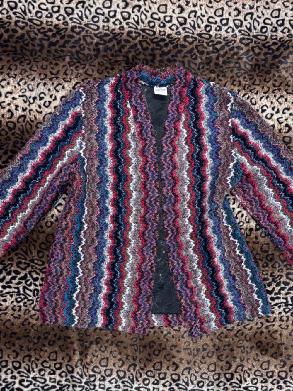 Vintage Graff Multi Colored Cardigan